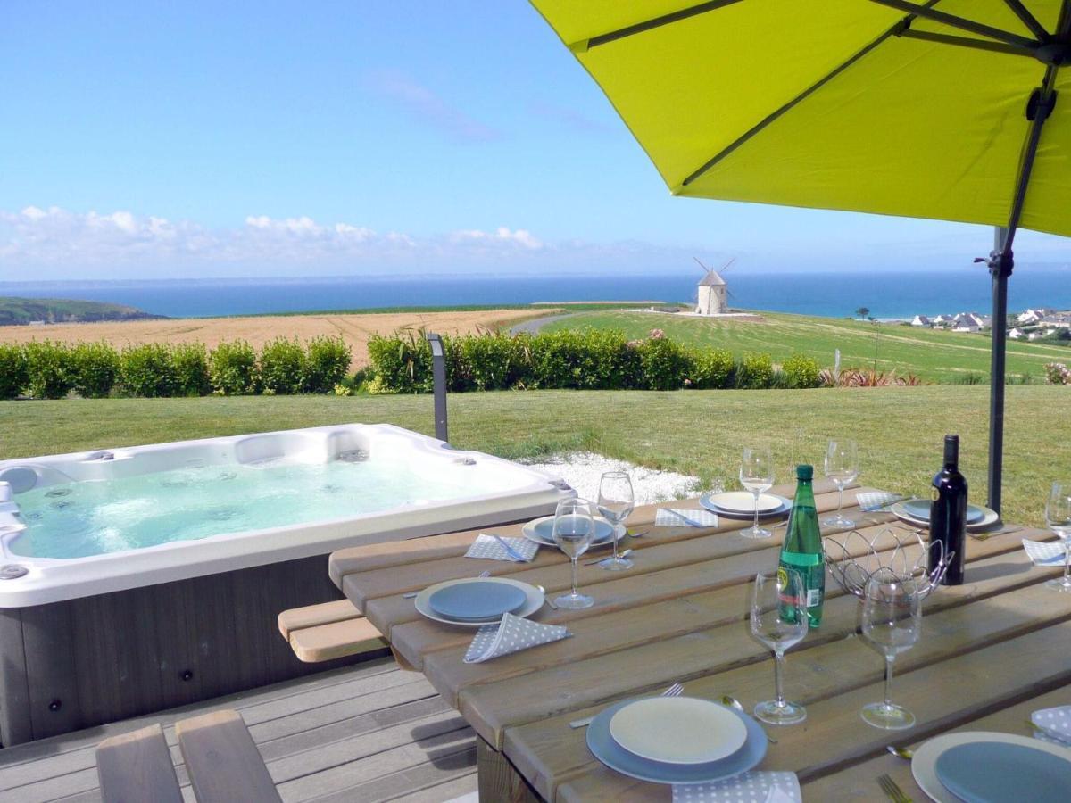 Panoramic Sea View And Jacuzzi, Premium, Telgruc-Sur-Mer Bagian luar foto